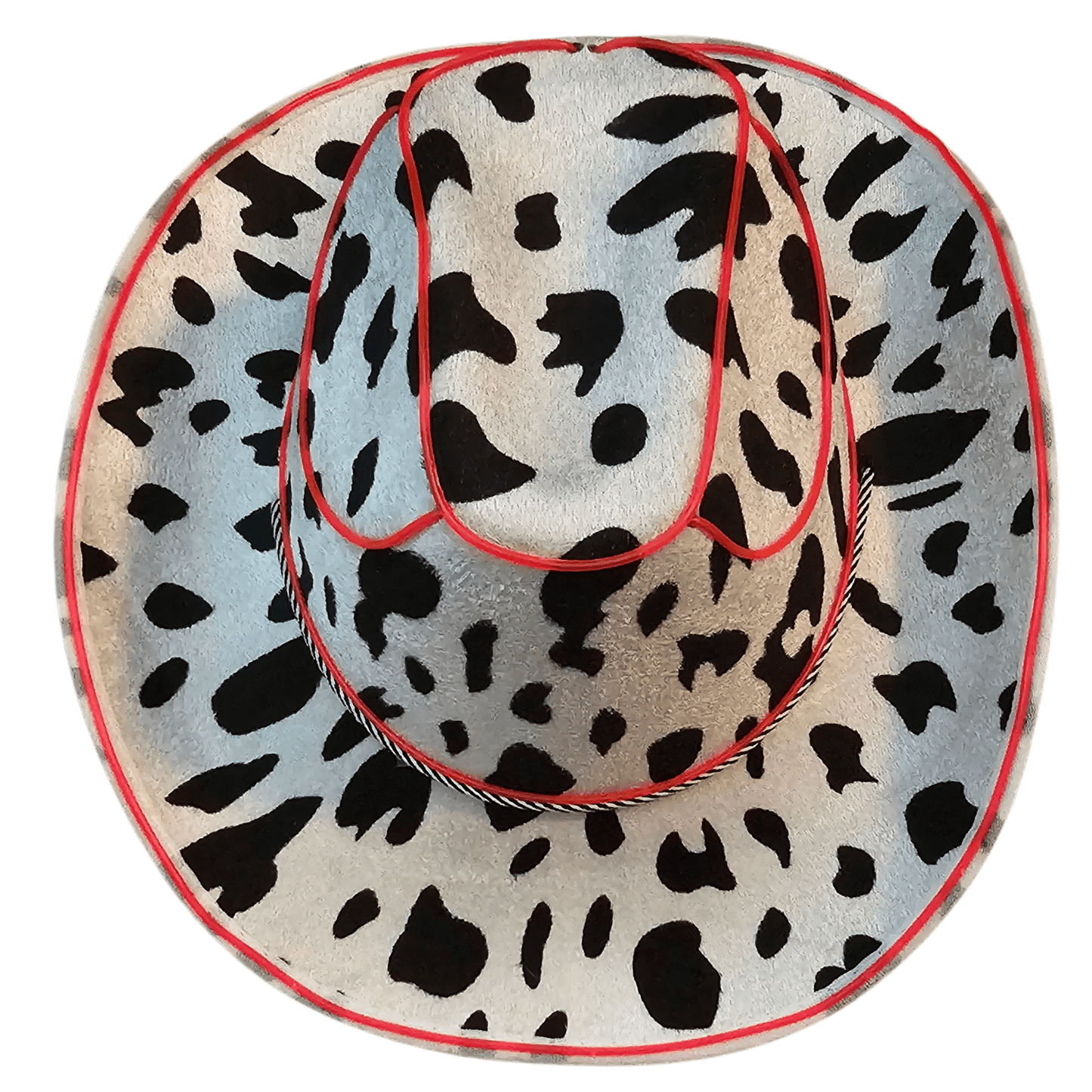 Cow Print Light Up LED Cowgirl Cowboy Hat with Bright Pink LED Lights - Shine Bright in Western Style - One Size - T and C Party Supply Cow PrintT and C Party Supply