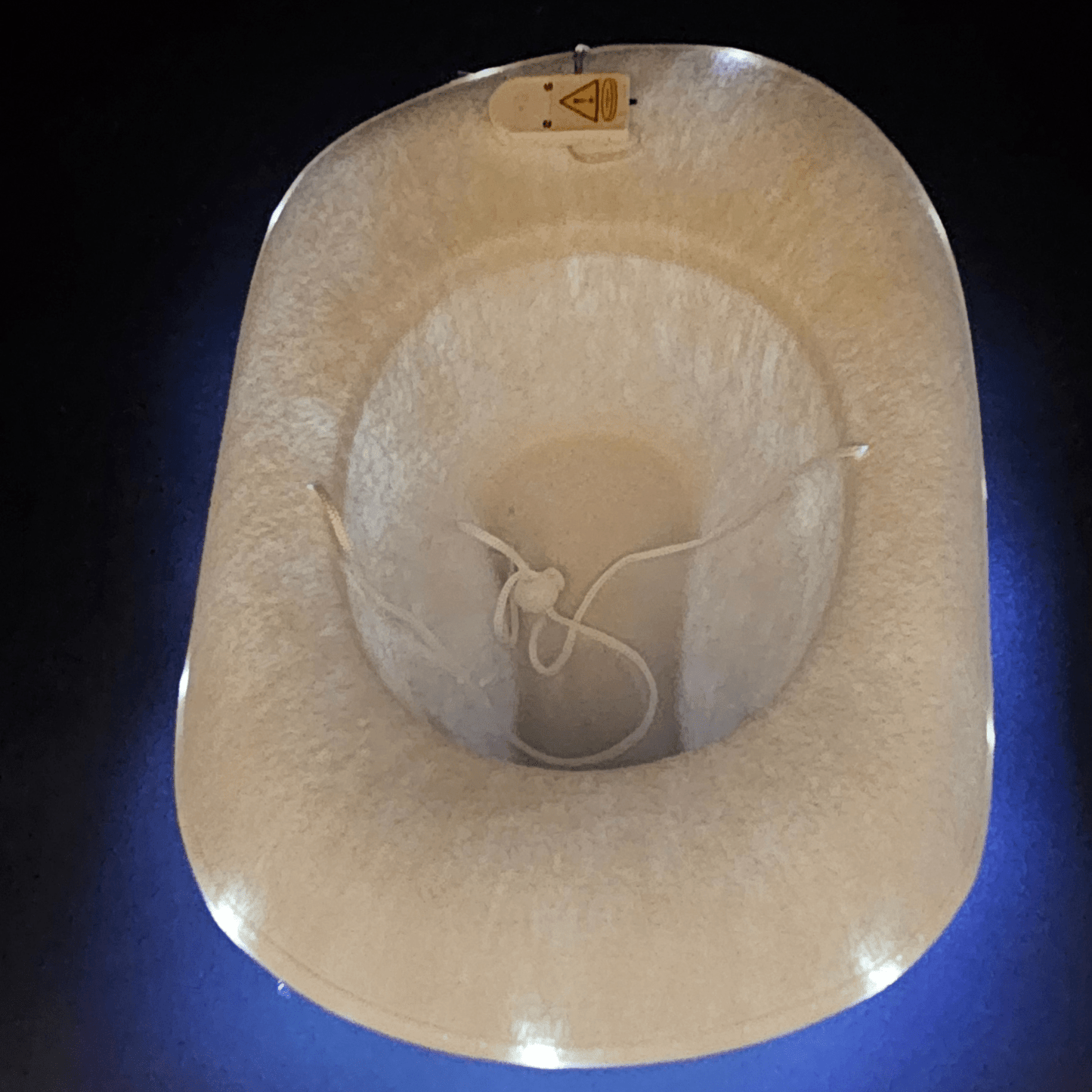 Light - Up Bride Cowgirl Hat – White Felt with Bright White LED Lights - T and C Party Supply BrideT and C Party Supply