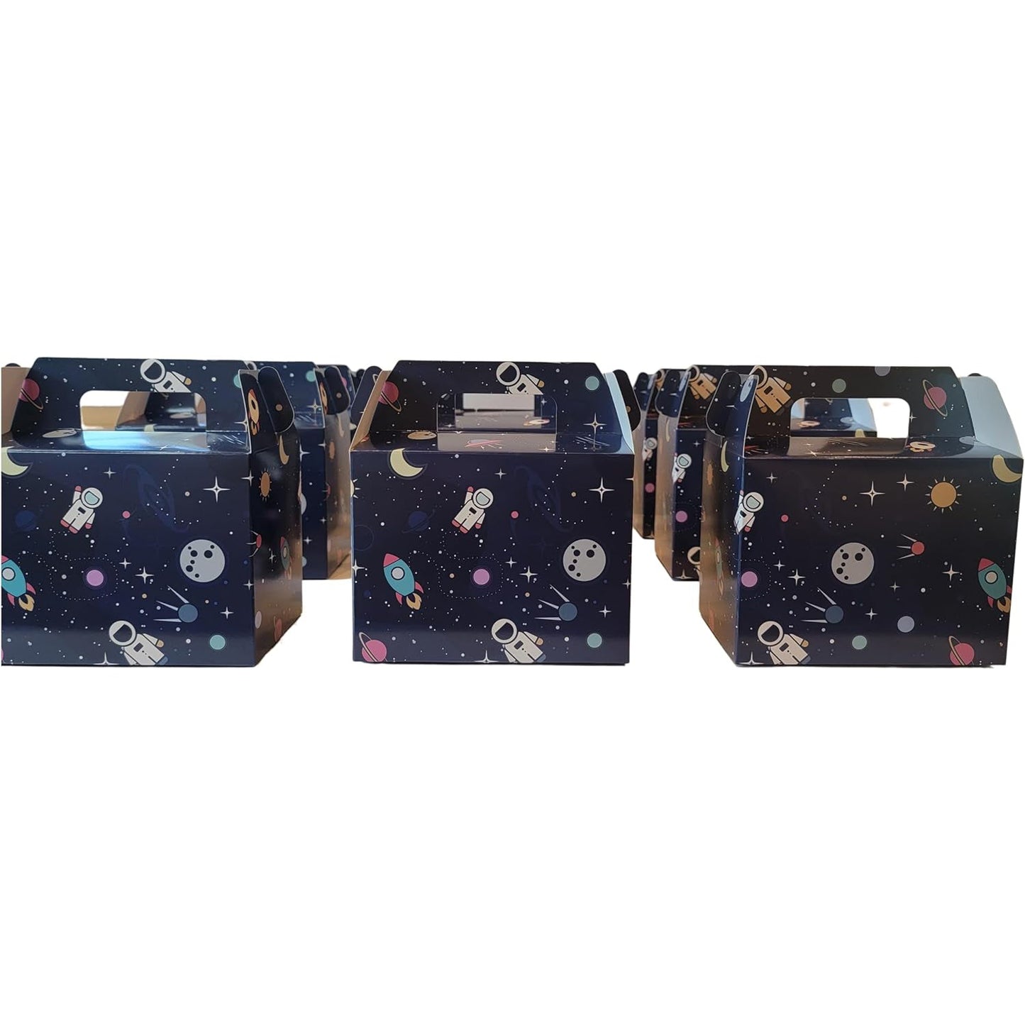 Outer Space Themed Boutique Package Add On for Kids - 24 Count Goodie Favor Boxes - Perfect for Birthdays, School Events & Astrological Viewing by T and C Party Supply - T and C Party Supply T and C Party Supply