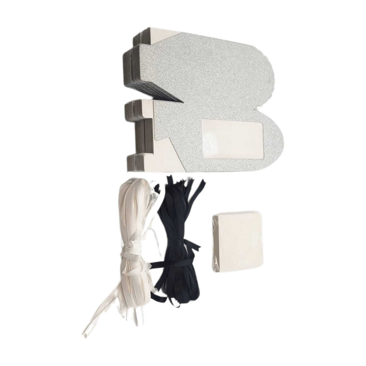 Sparkling Wedding Favor Box Items Included. 40 Large Boxes. 20 Black, 20 White Ribbons. 40 Bottom Inserts for Stability.