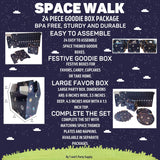 Outer Space Themed Boutique Package Add On for Kids - 24 Count Goodie Favor Boxes - Perfect for Birthdays, School Events & Astrological Viewing by T and C Party Supply - T and C Party Supply T and C Party Supply